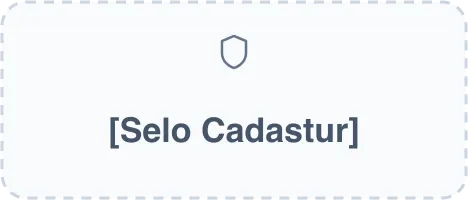 Troque pelo seu selo do Cadastur